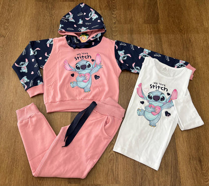 Conjunto 3 Piezas Stitch Love