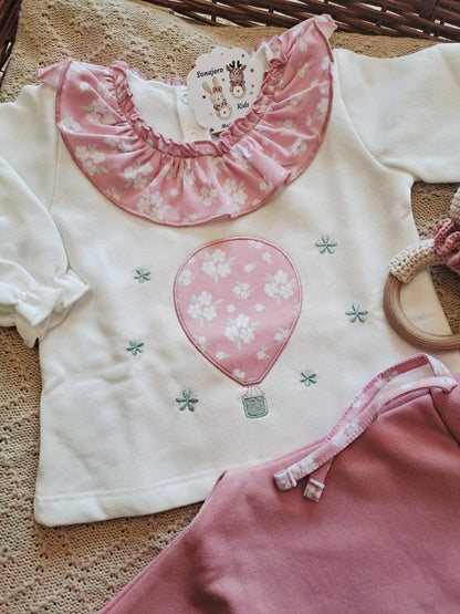Conjunto Niña Globo