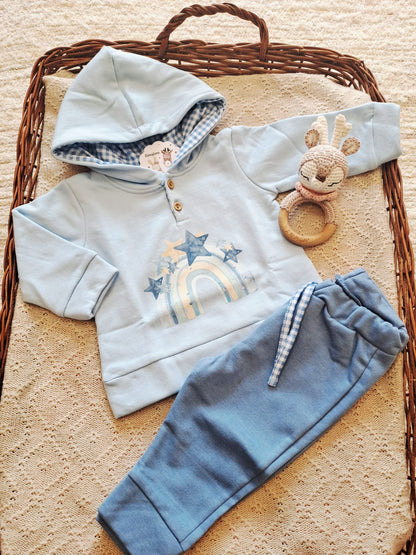 Conjunto Niño Arcoiris Floral