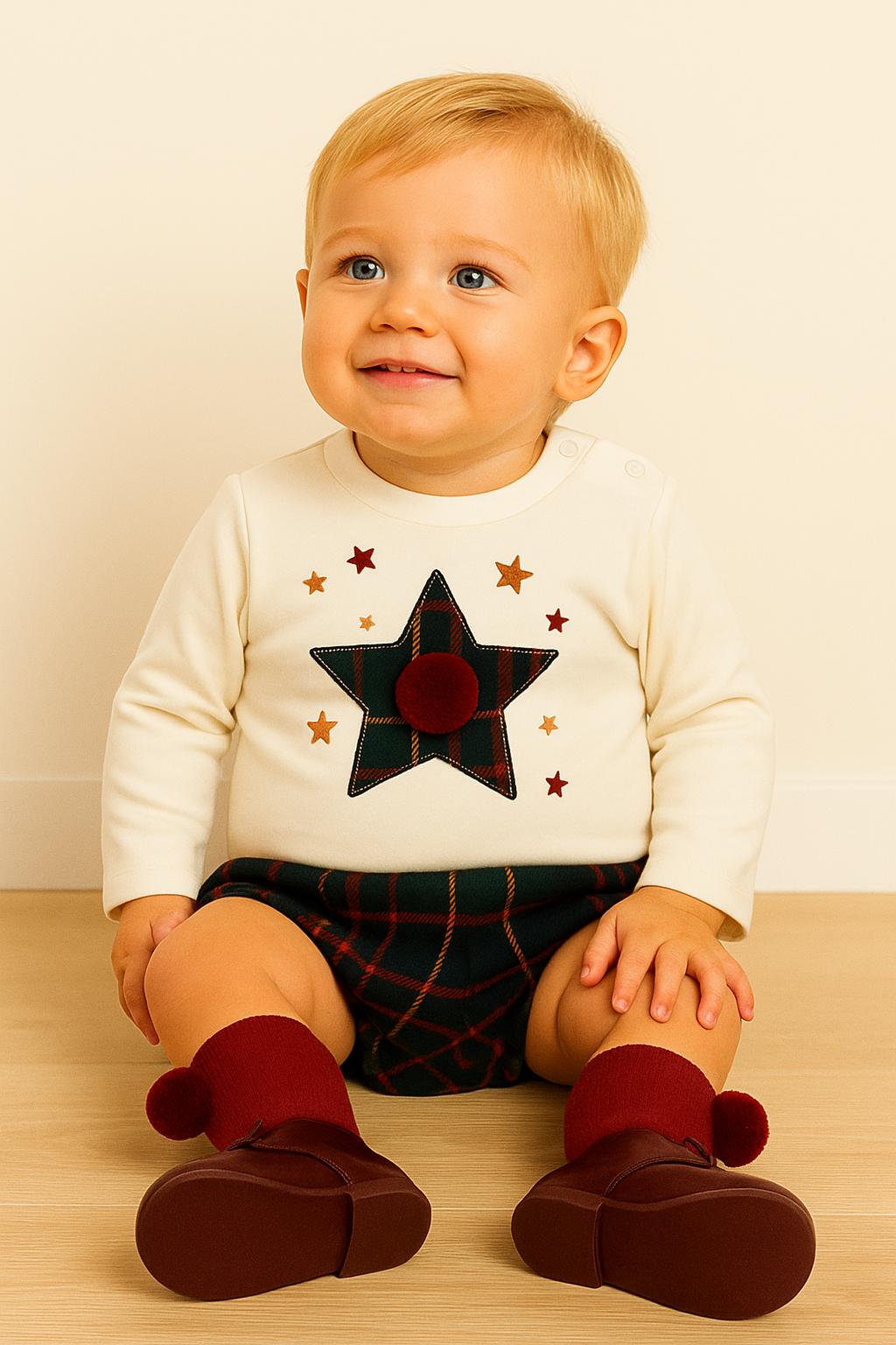 Conjunto Niño Estrella Dorada