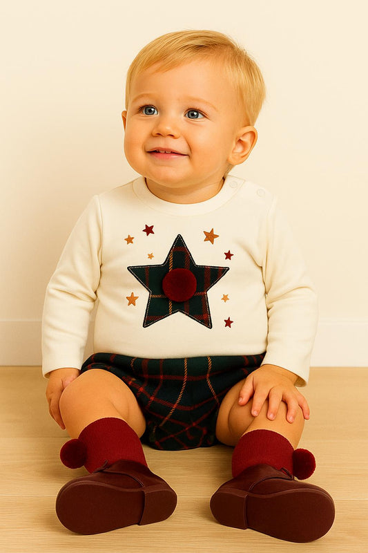 Conjunto Niño Estrella Dorada