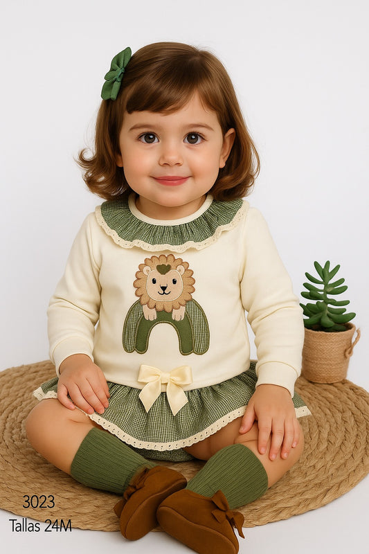 Conjunto Niña Leoncito
