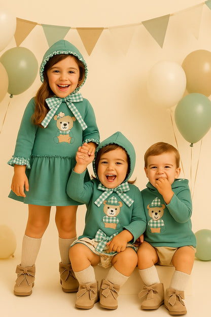 Conjunto Niño Navidad Verde