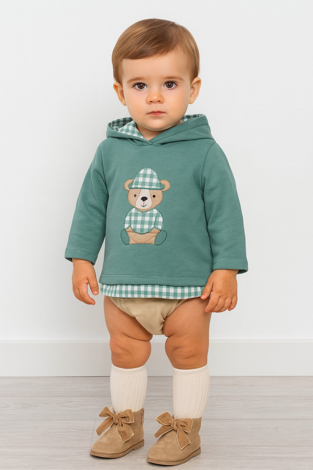 Conjunto Niño Navidad Verde