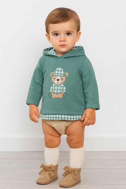 Conjunto Niño Navidad Verde