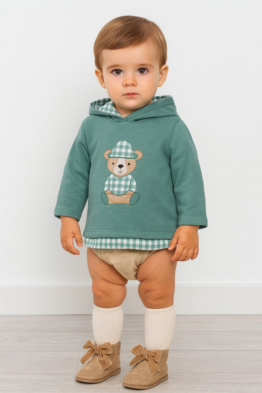 Conjunto Niño Navidad Verde