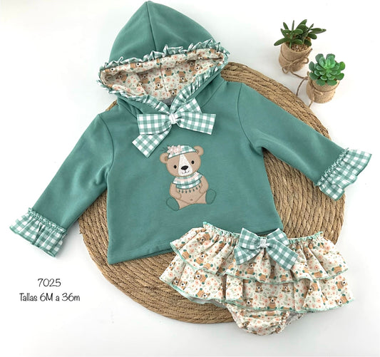 Conjunto Osito Trebol