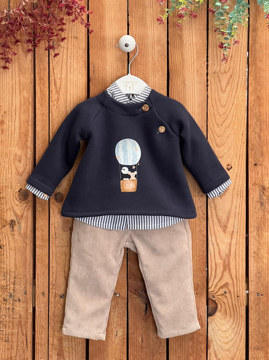 Conjunto 3 Piezas Moon Niño Largo