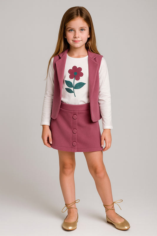 Conjunto 3 piezas Lila