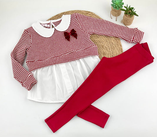Conjunto Leggins Urbano Rojo