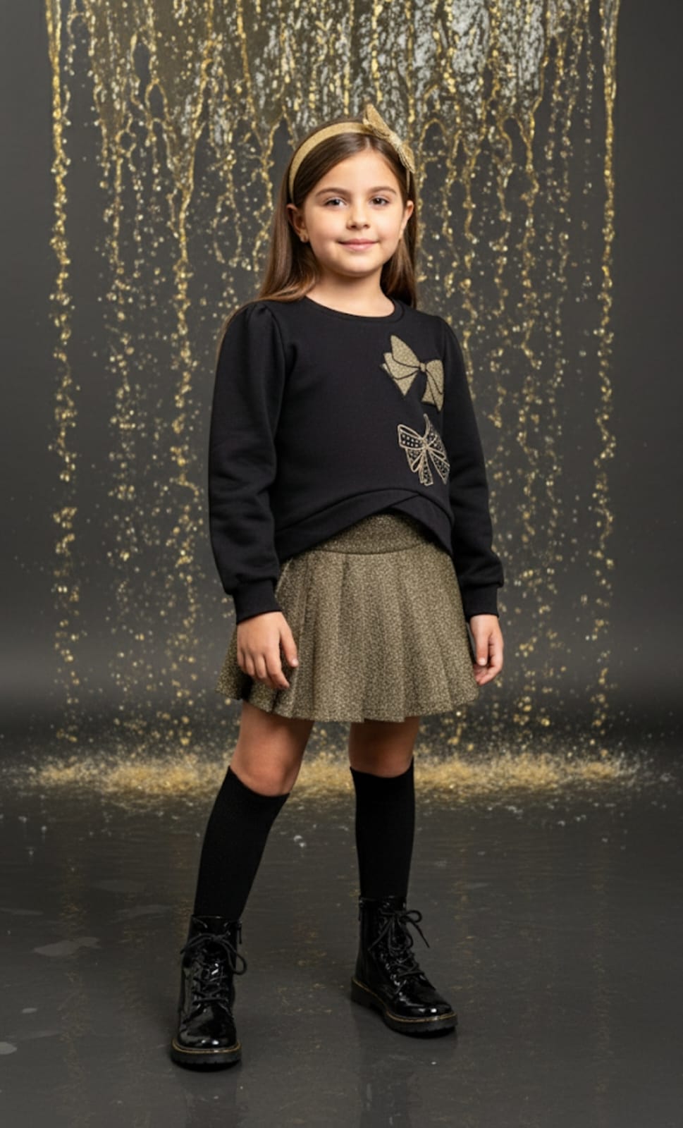 Conjunto Falda Lazos Brilli