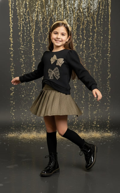 Conjunto Falda Lazos Brilli