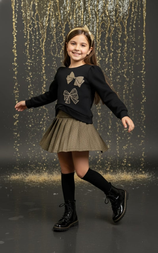 Conjunto Falda Lazos Brilli