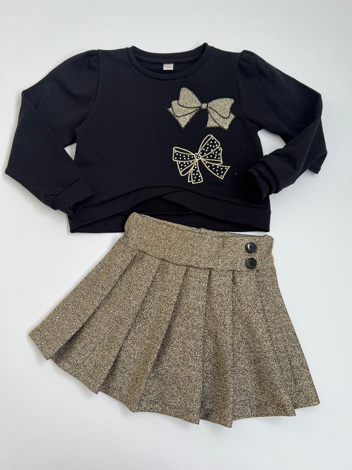 Conjunto Falda Lazos Brilli