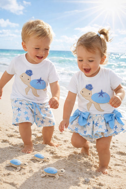 Conjunto Baño Niña Tortuga