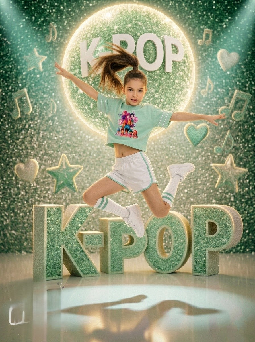 Conjunto K pop Short