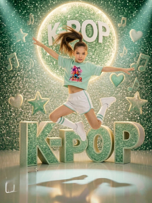 Conjunto K pop Short