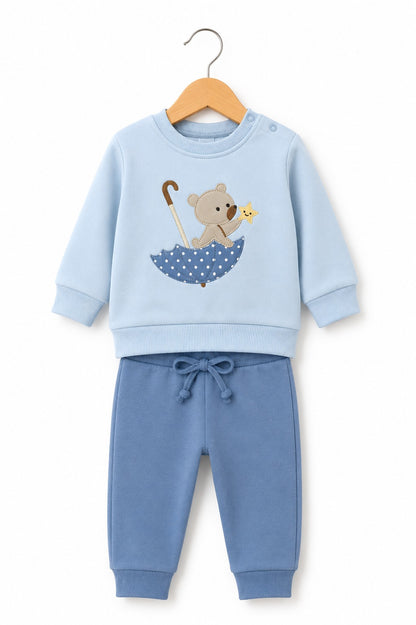 Conjunto Osito Estrella Azul