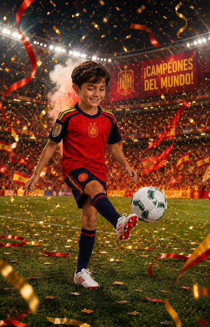 Conjunto ESpaña Dos Estrellas | Sonajero Kids