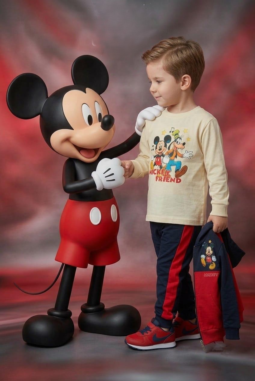 Conjunto  3 Piezas Mickey | Sonajero Kids