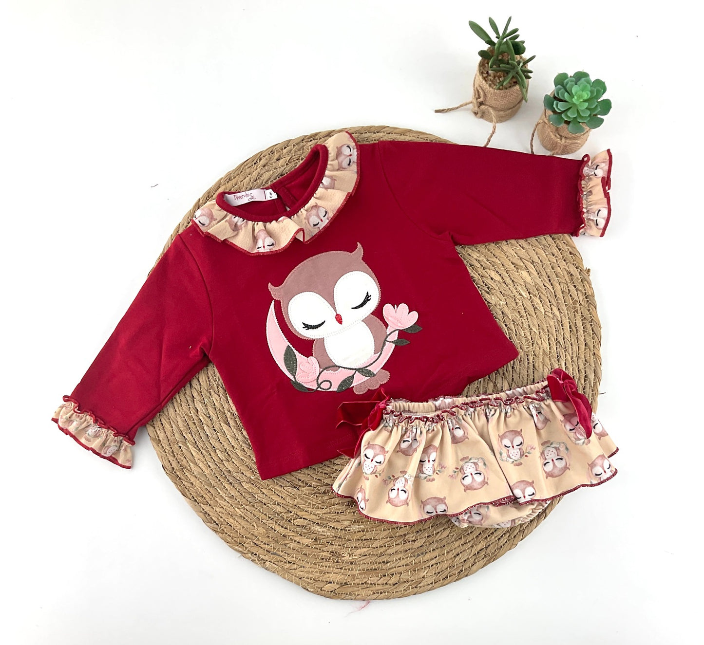 Conjunto bebe Luna Buho