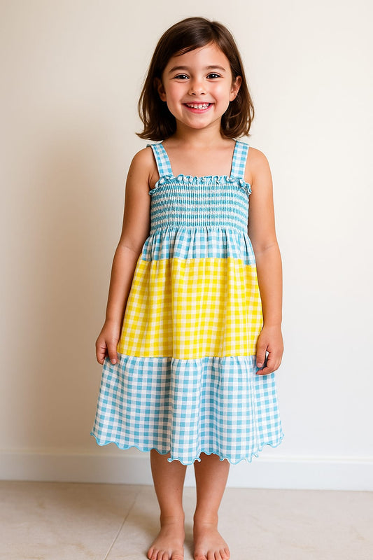 Vestido Tricolor