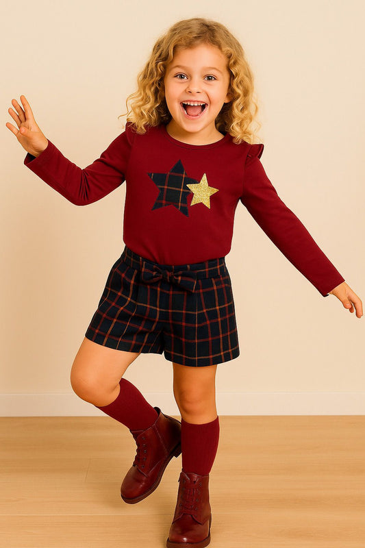 COnjunto Short Estrella Dorada