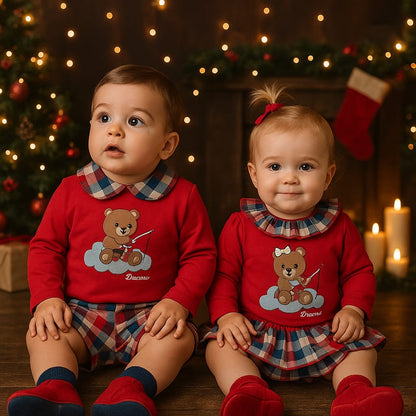 Vestido Dreams Navidad Rojo