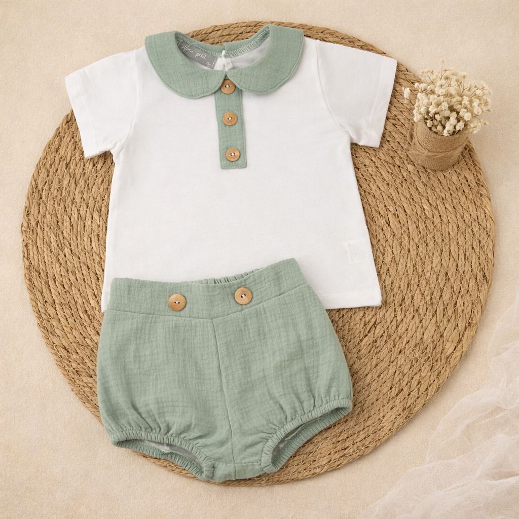 Conjunto Niño Corazon De Menta