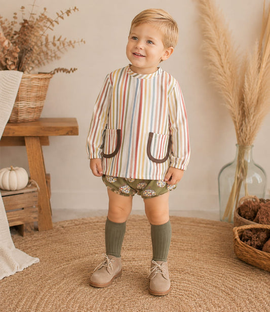Conjunto Pololo Camisa Niño Calabacitas