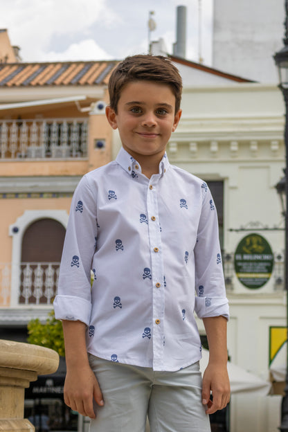 Camisa Niño Calavera