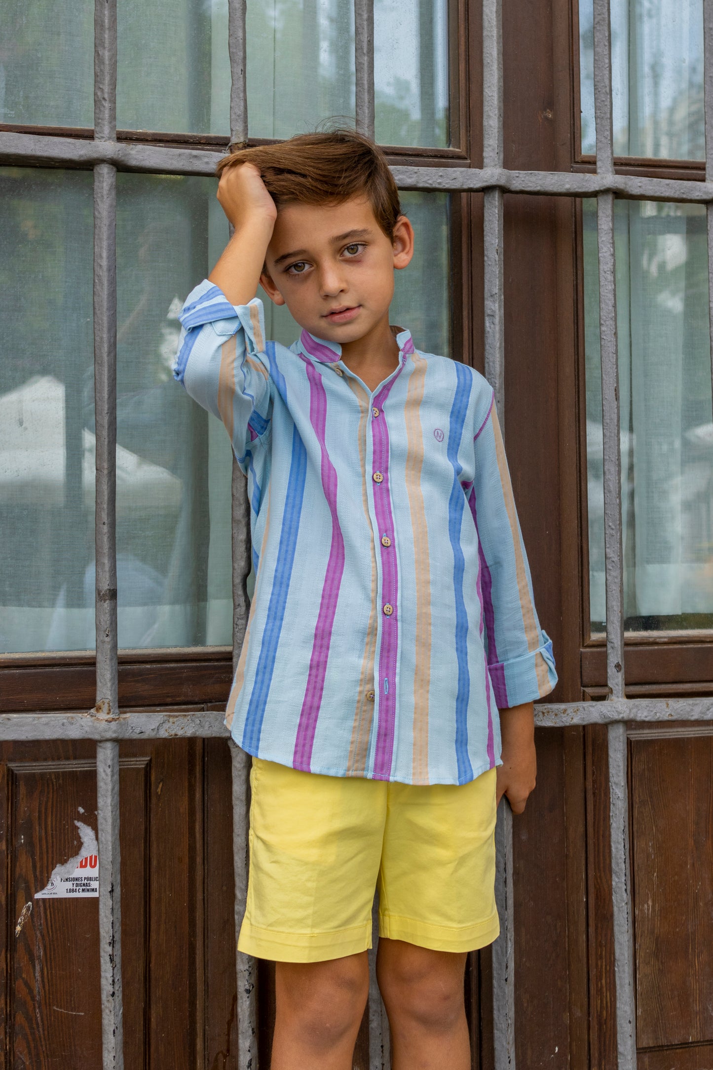 Camisa Multicolor Ancha