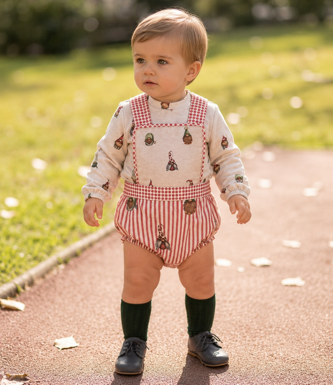 Conjunto Gnomos Niño | Sonajero Kids