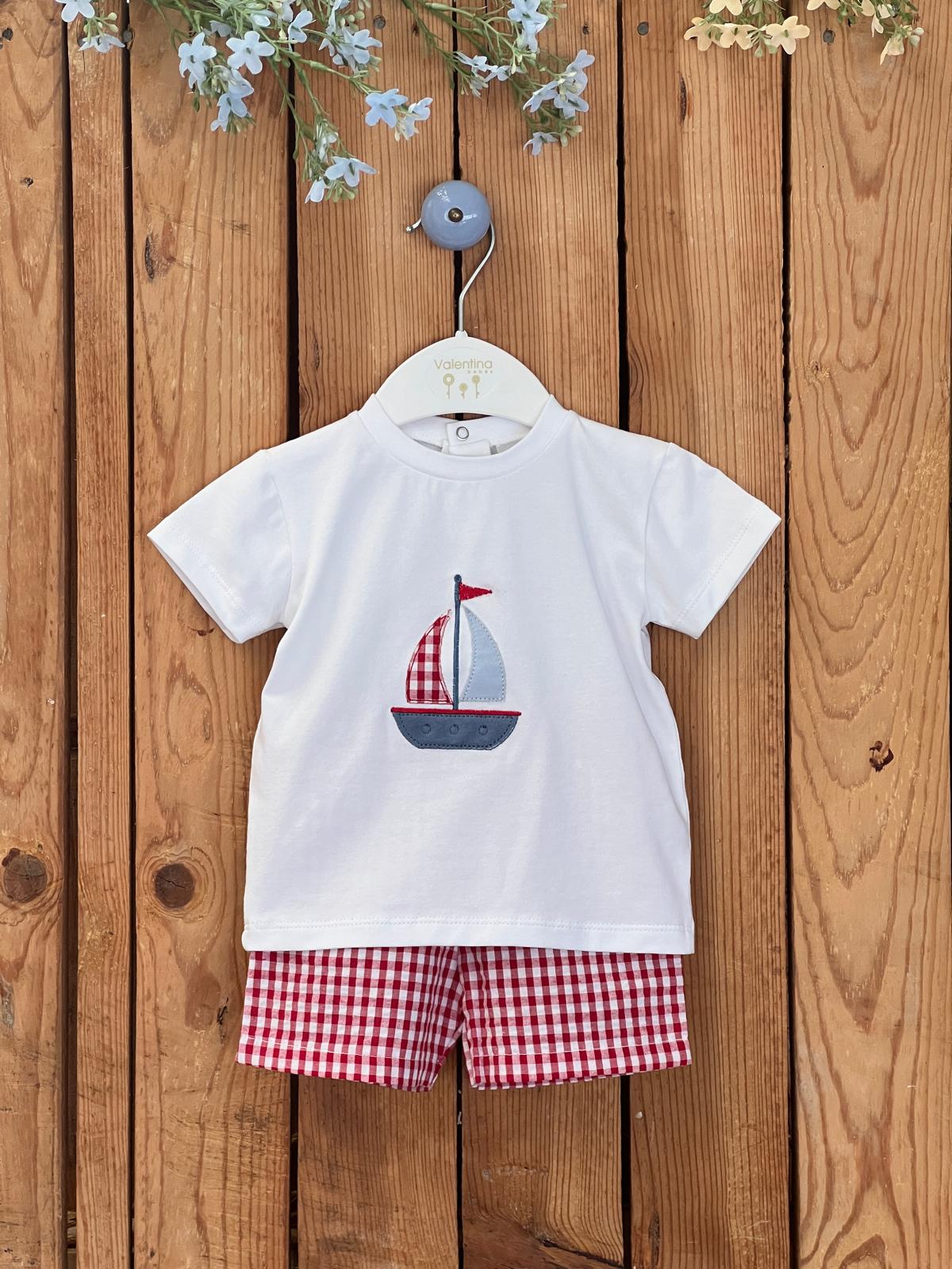 Conjunto Boat Red