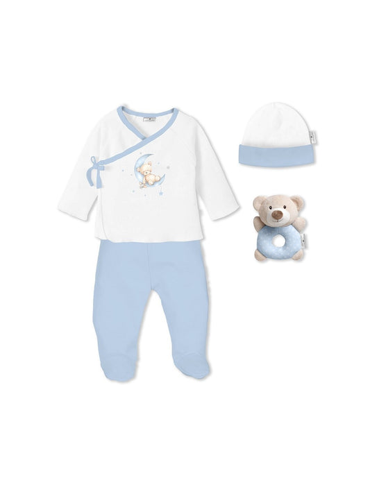 Set Regalo 4 piezas Oso Celeste