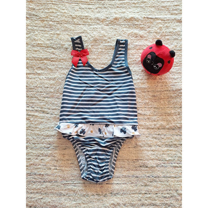 Bañador Niña Rayas
