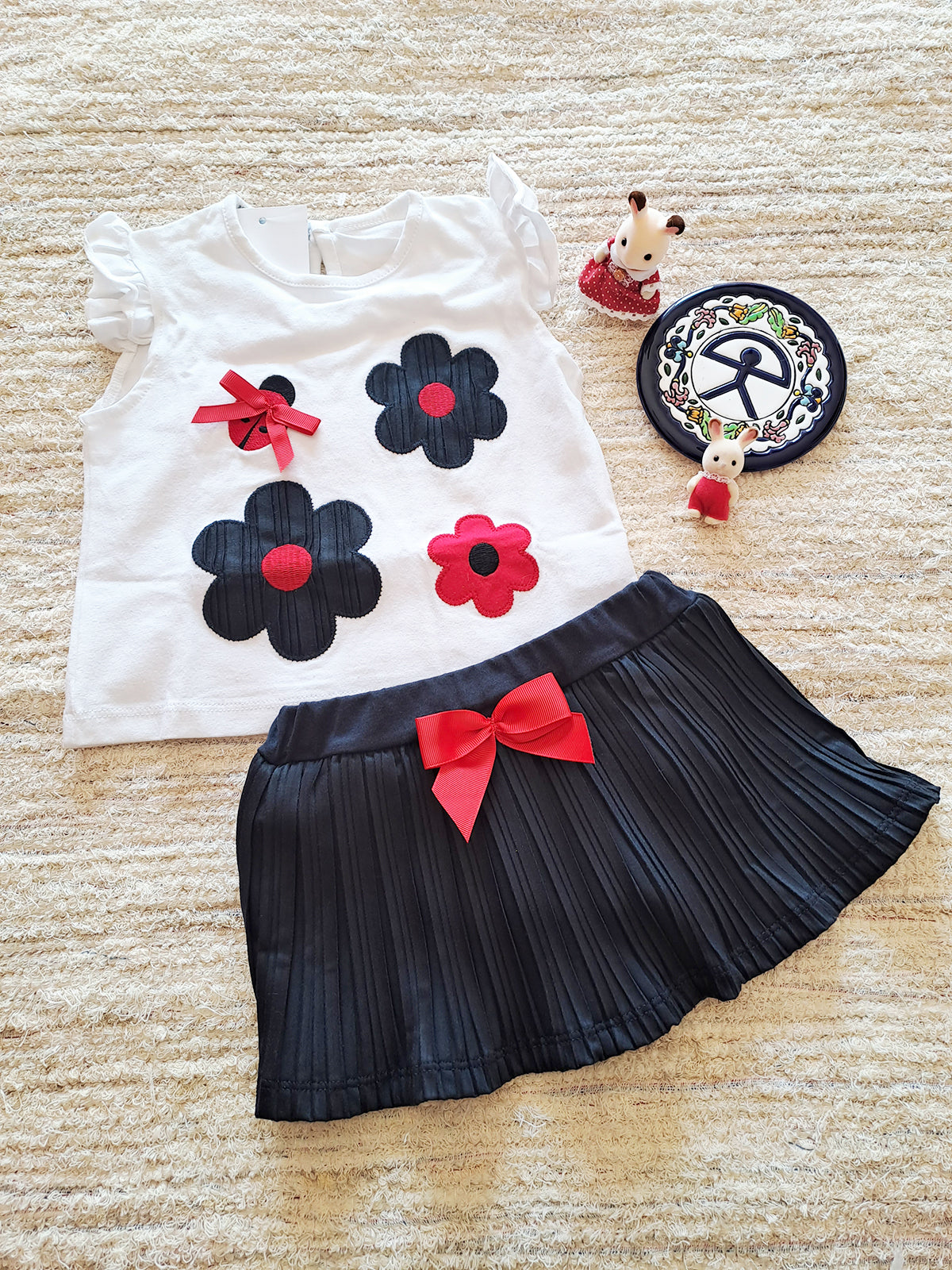 Conjunto Falda Plisada