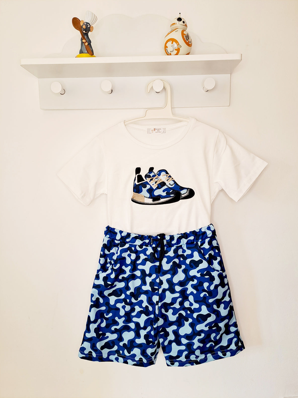 Conjunto Niño Zapatilla Azul